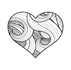 Decorative Love Heart.