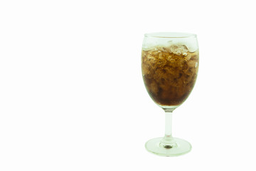 Sparkling water isolate on white background.aerated water.soft d