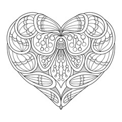 Fototapeta premium Decorative Love Heart.