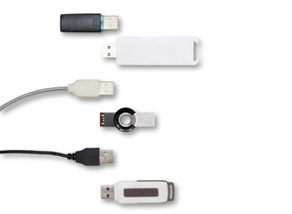 USB connector device isolated