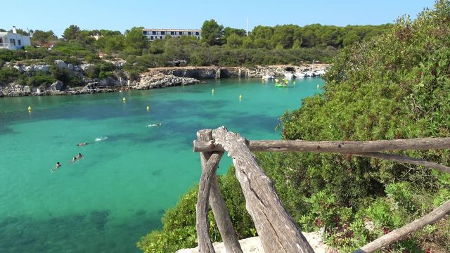 Cala Santandria sur l'île de Minorque