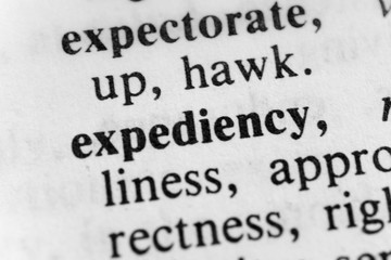 Obraz premium Expediency