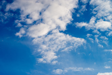 Fototapeta na wymiar Clouds / large clouds and a blue sky