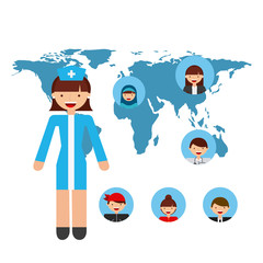 diversity of world cultures vector illustration design