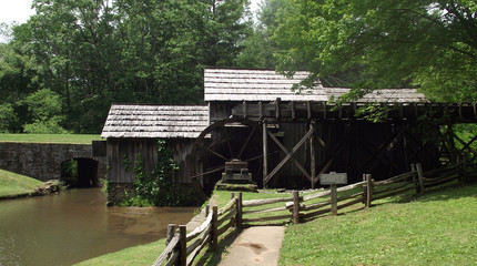 Marby Mill at Blue Ridge Parkway, Virginia (USA)