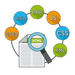 software programming language icons vector illustration design