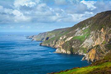 Scenic view of the Slieve League, County Donegal, Ireland