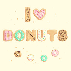 I love donuts