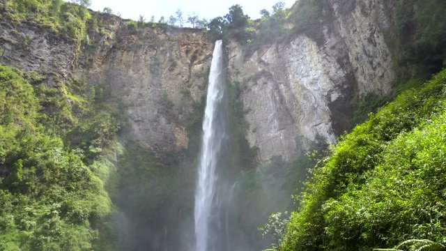 Sipiso-piso waterfall in North Sumatra