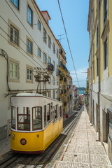 Fototapeta na wymiar Elevador da Bica, Bairro Alto, Lisbon
