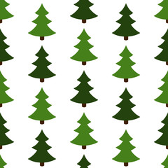 seamless of christmas trees
