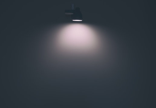 abstract vintage background.lamp's light on the wall