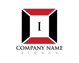 I Letter Frame Logo