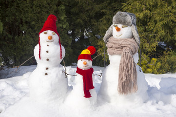 snowman family