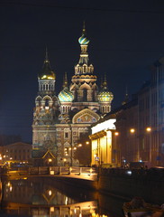 The Cathedral Church of the Savior on spilled blood, St. Petersburg, Russia