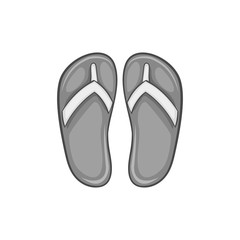 Slates icon in black monochrome style isolated on white background. Shoes symbol vector illustration