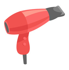 Fashion hairdryer tool vector