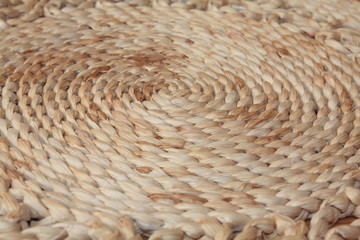 Light beige knit natural circle background