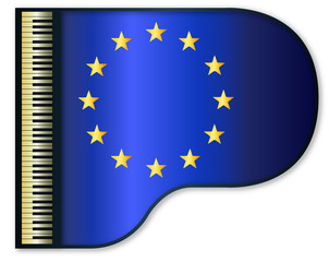 Grand Piano Europe Flag