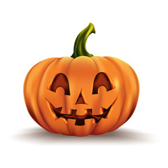 Halloween Pumpkin isolated on white background