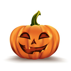Halloween Pumpkin isolated on white background