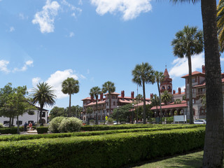 Fototapeta na wymiar Flagler College in StSt Augustine, the oldest city in Florida in the United States of America. 