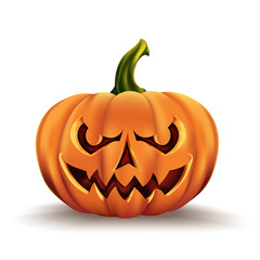 Halloween Pumpkin isolated on white background