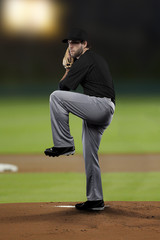 Obraz premium Pitcher Baseball Player