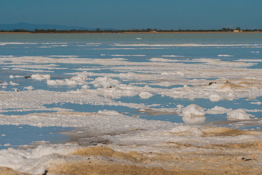 Saline de Camargue &agrave; Beauduc