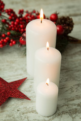 Christmas candles