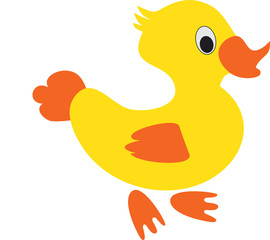 Duck. Vector illustation.