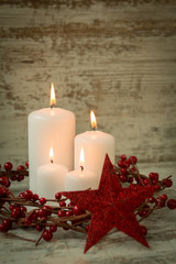 Christmas candles