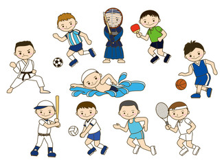 スポーツ選手　男子