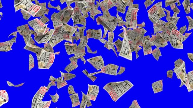 Newspapers fall news paper tabloid journalism headline story press paparazzi 4k