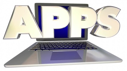Apps Computer Laptop Application Software 3d Animation
