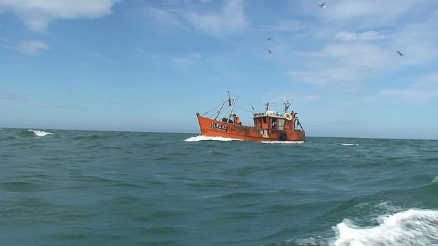 Fishingship, Patagonia, Argentina