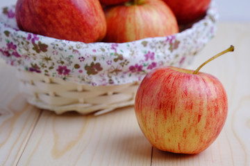 Red apple.
