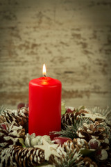 Christmas candle