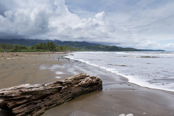 Costa Rican south pacific beach
