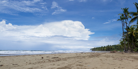 Costa Rican south pacific beach