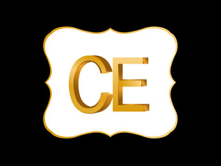 CE Initial Logo for your startup venture