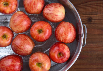Apple Bobbing Tub Closeup