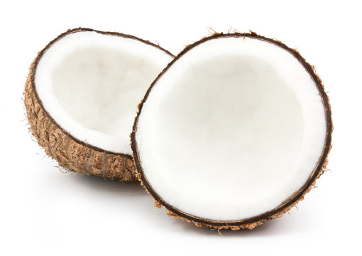 half coconut isolated