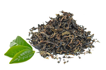 green tea  leaf