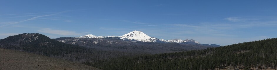 View from Cinder Cone Caldera, Lassen Volcanic National Park