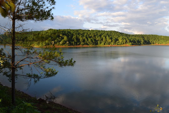 famous Bien Ho lake destination in Pleiku, vietnam