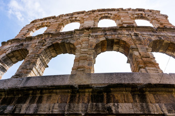 Obraz premium Beautiful street view of Verona center which is a world heritag