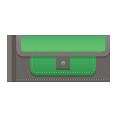 Purse wallet vector icon