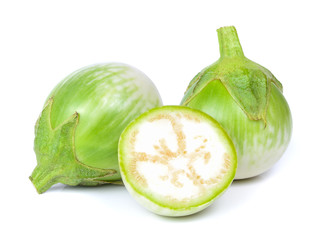 eggplant isolated on white