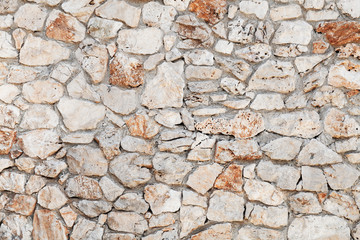 Rough outdoor stone wall background